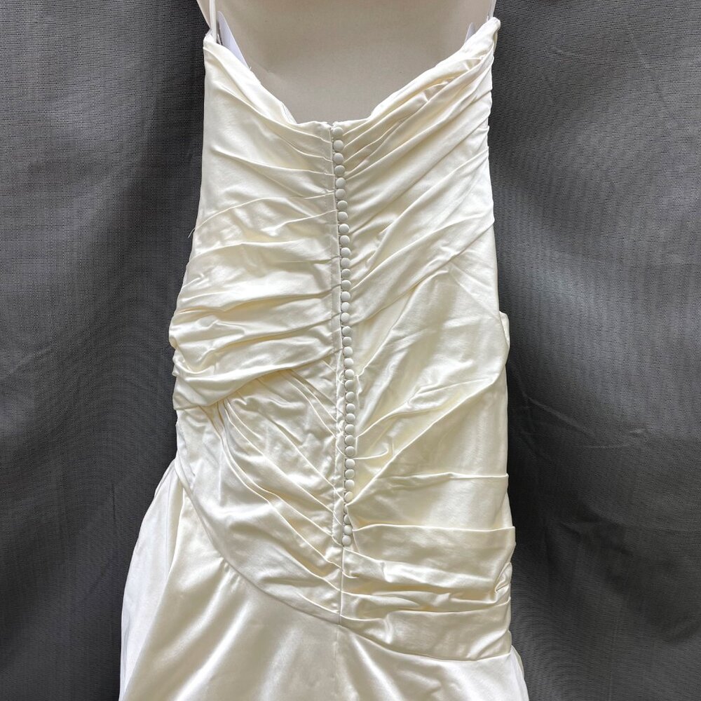 Marisa Satin Mermaid Wedding Gown - Picture 4 of 13